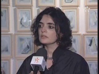 Meriem el alj  à la galerie fj sur al oula (rtm snrt)