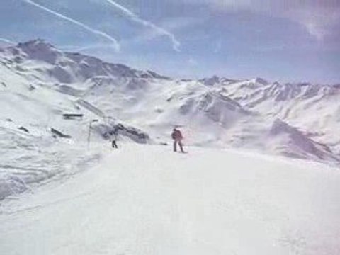 Descente ski Valmeinier 14/03/2009