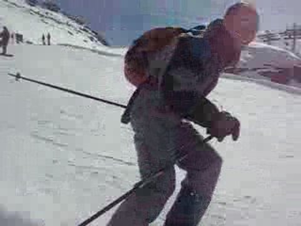 Descente ski Valmeinier 14/03/2009