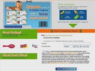 Get $75  worth of Free Groceries coupons