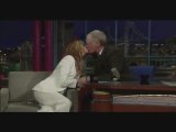 Julia Roberts bacia Letterman