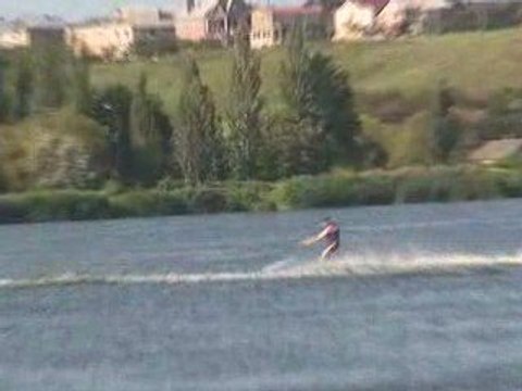 первый старт на водных лыжах