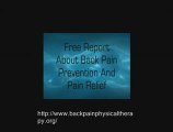 Back pain and physical therapy