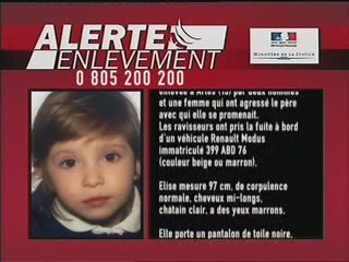 Alerte enlèvement 21 mars 2009