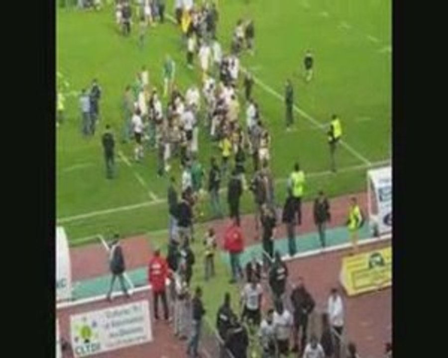 Fin de match agitée