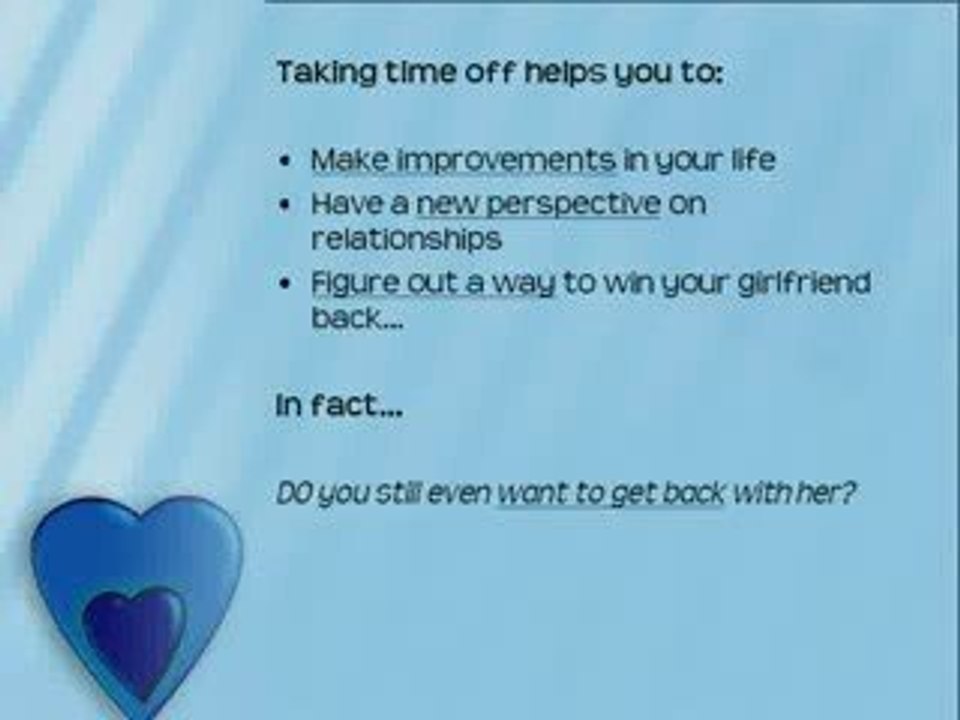 How To Get Your Girlfriend Back