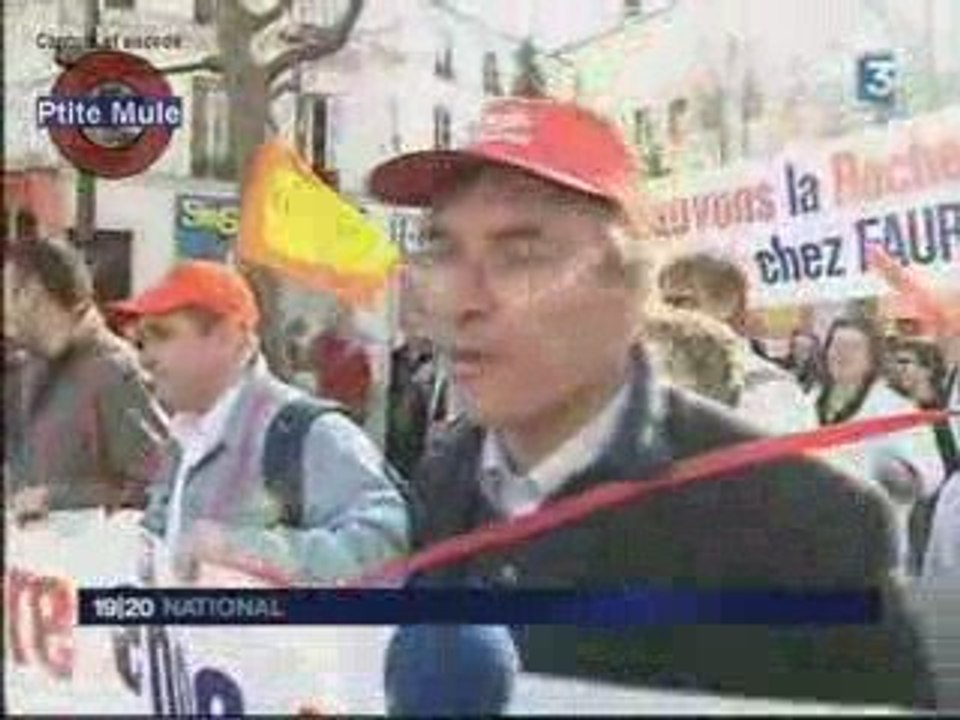 Les manifestants à Paris