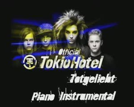 Tokio Hotel- Totgeliebt (Piano Instrumental karaoke version)