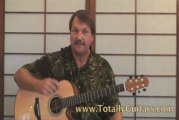 How to play Norwegian Wood Acoustic Guitar Lesson