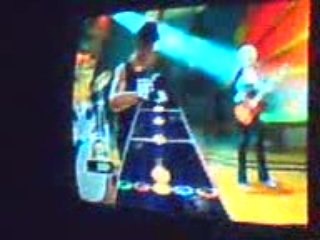 Puxin camdriver al atardecer jugando guitar hero ;)