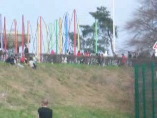l'ancienne douane brûle a strasbourg sommet de l'OTAN