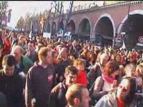 Manifestation 19 mars 2009 - Enseignants, parents, étudiants