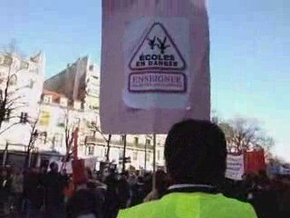 Manifestation 19 mars 2009 - Formation des enseignants