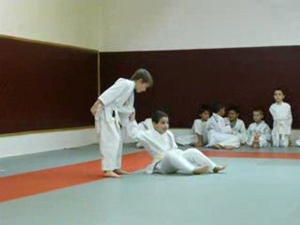 alexis fait son examen de judo