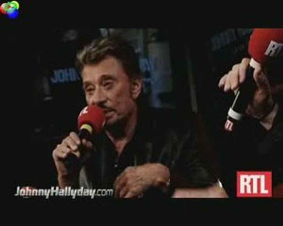 johnny hallyday 28.10.2008 R.T.L partie 5