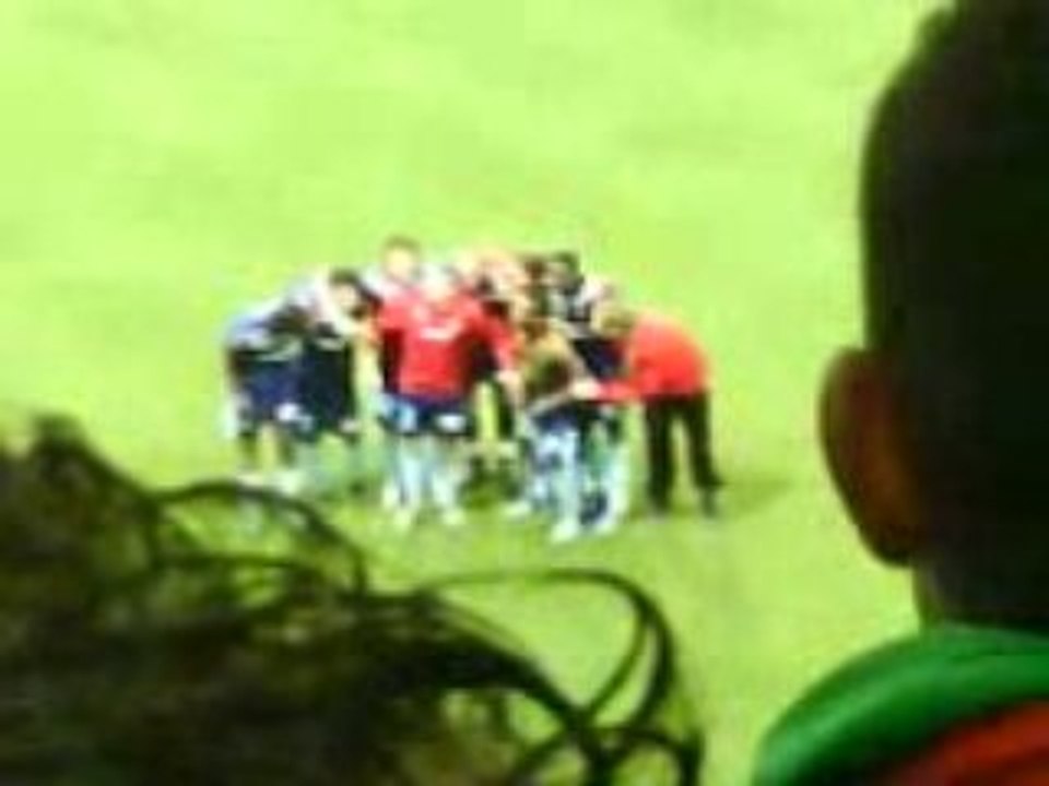 Reims Sedan 20 /03/ 09, supporters Sedanais Fin de match sup