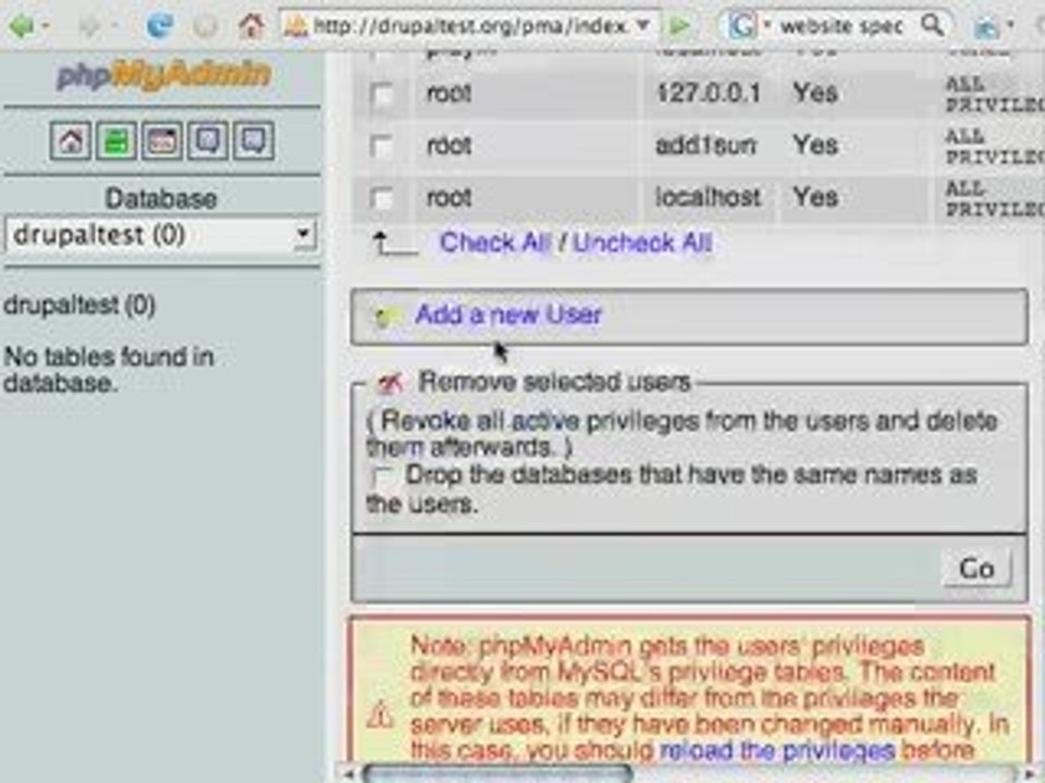 Installation Drupal 6