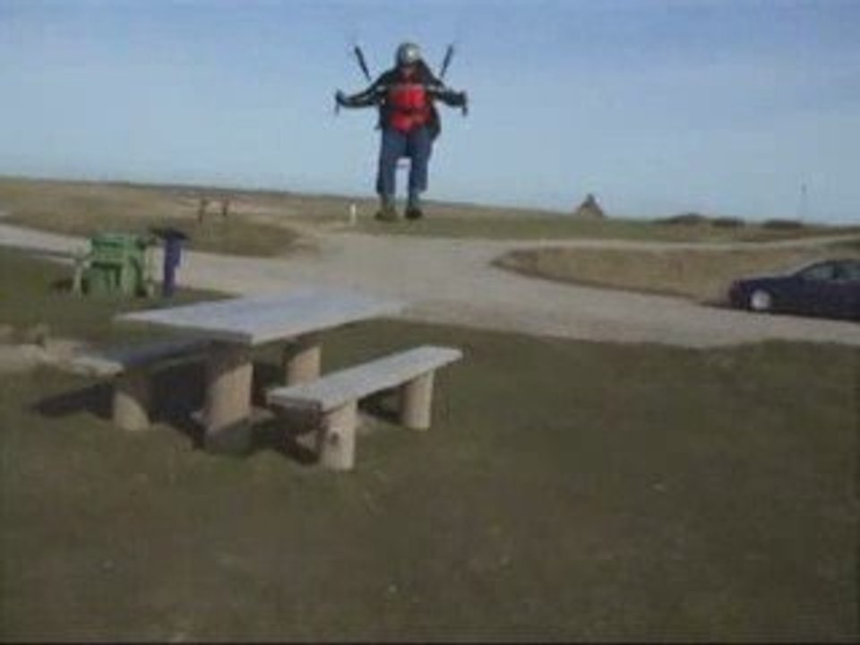 20.3.2009 Gleitschirm Fliegen Stohl und Dänemark