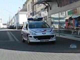 Saint Nazaire : bus & Police