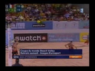 Beach Volley France3 Sud 3-11-08