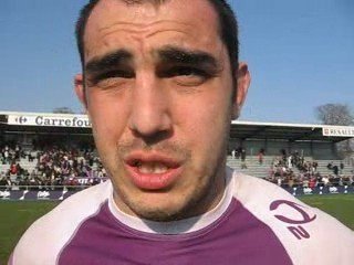 Bertrand Aurignac après le match USB - Narbonne