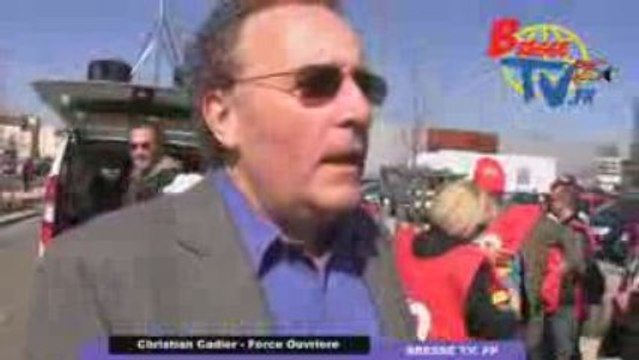 Bourg en Bresse Manifestation 19/03/2009