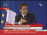 Sarkozy remercie les non grévistes