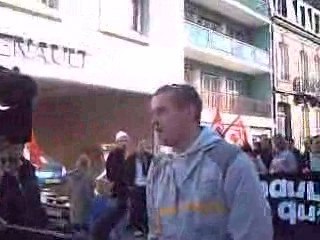 le 19.03.09 devant renault et interview de nico
