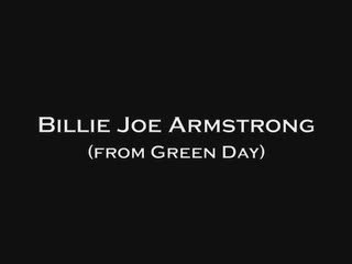 *rare* billie joe armstrong:Things i heard today...green day