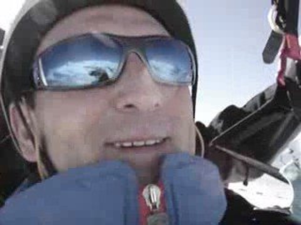 val thorens parapente décollage mars 2009