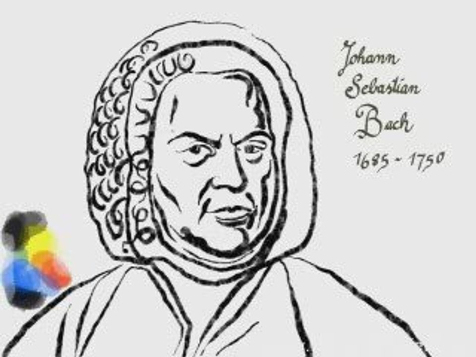 Johann Sebastian Bach - speedpainting by. Martin Missfeldt
