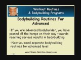 Bodybuilding Routines For Advanced