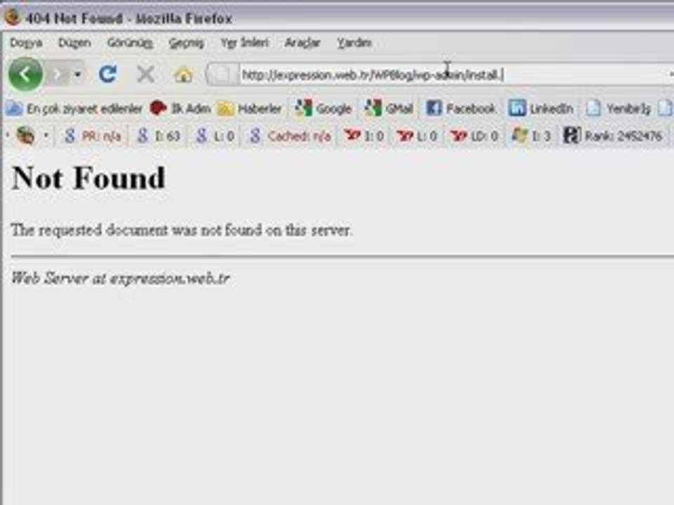 WordPress Kurulumu Türkçe