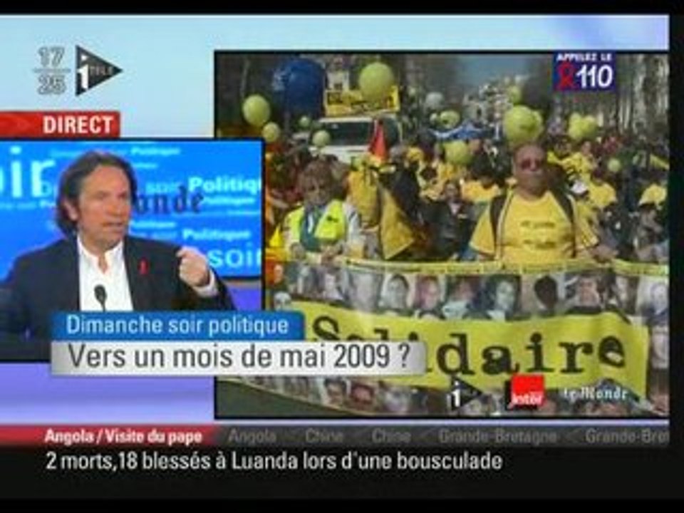 I télé - Dimanche soir politique - 22.03.09