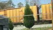 Chasing freight train in acworth