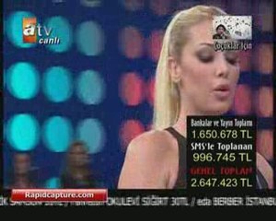 İbo Show. Petek Dinçöz Gazzle Yardım Gecesinde