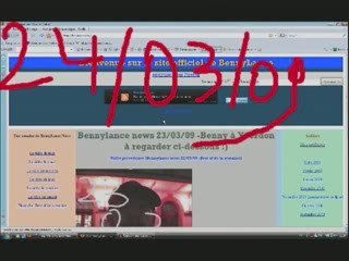 BennyLance News 24/03/09 -Benny dans itune