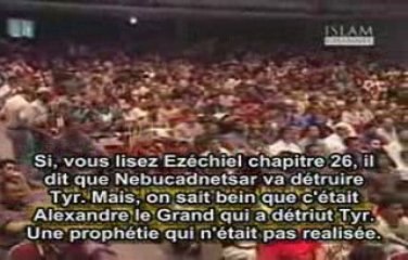 Zakir Naik--Prophéties dans Bible qui ne sont pas realisée