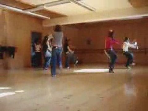 Rehearsing in NY for Mylene Farmer Tour 2009