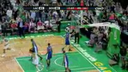 NBA Glen Davis picks off Steve Novak's pass, goes behind the