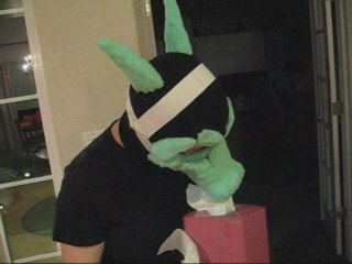 Moving Jaw Test -Charizard Costume