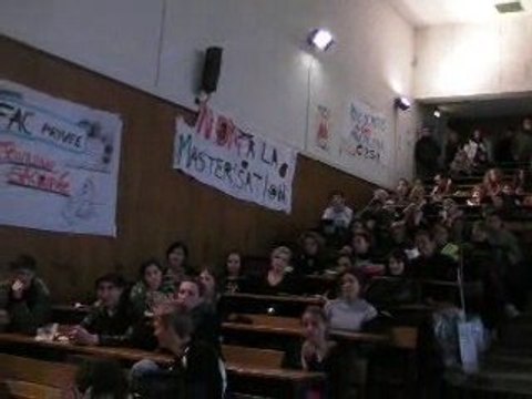 Discours d'Augustin Legrand à l'AG de la Fac de Marseille