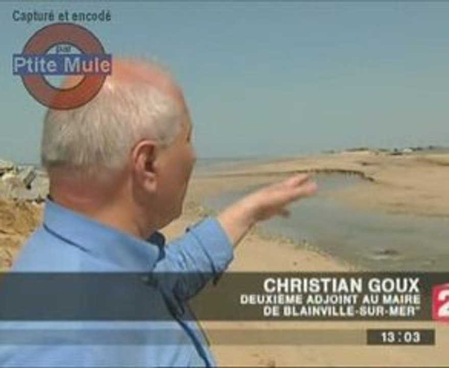 Le recul des plages