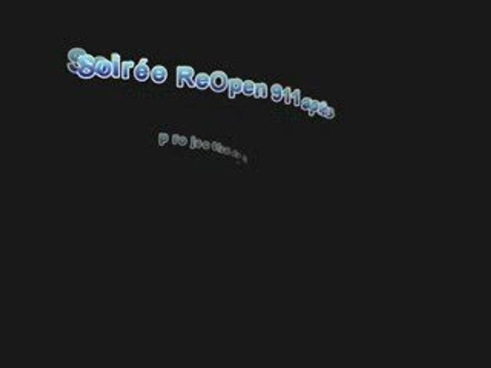 Soirée ReOpen 911 - le mouvement est infiltré !