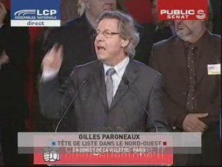 Gilles Pargneaux, tête de liste "Nord-Ouest"