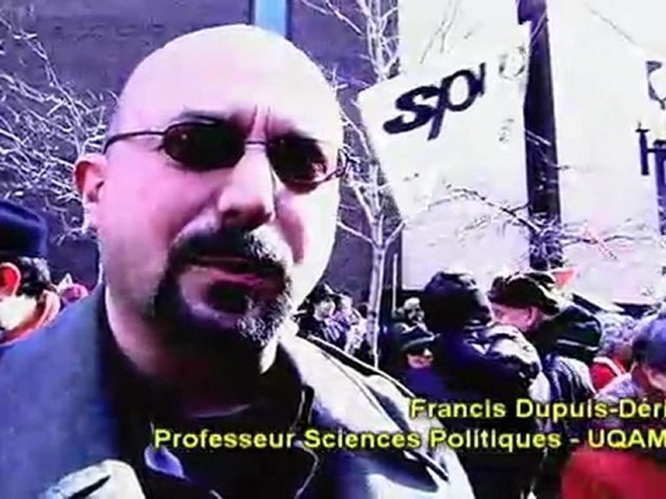 Les profs de l´ UQAM en grève