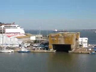 Saint Nazaire : vue port