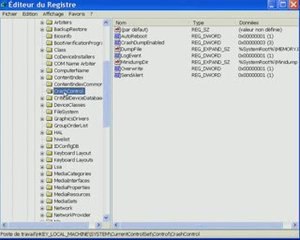 Empêcher le redémarrage de l’ordinateur aprés un écran bleu