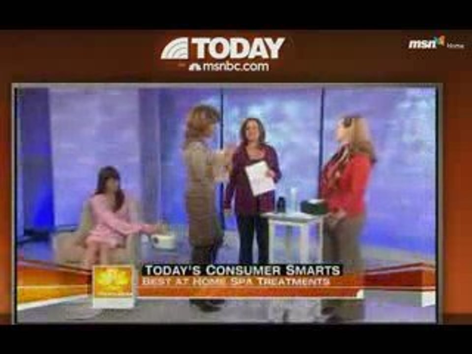 NuSkin Galvanic Spa demonstrated at MSNBC Show -TV