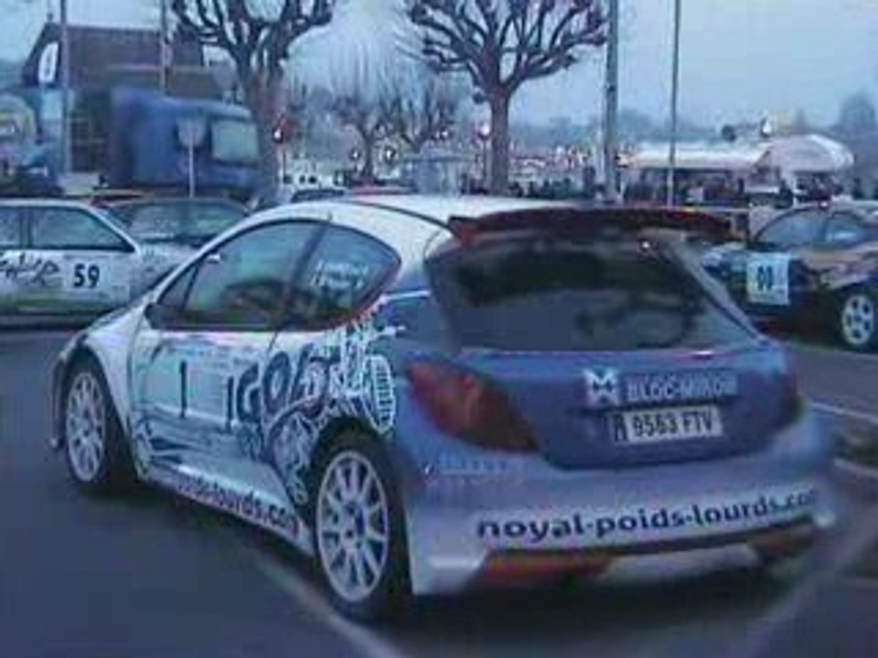 Rallye côte fleurie 2009   ES 1.4